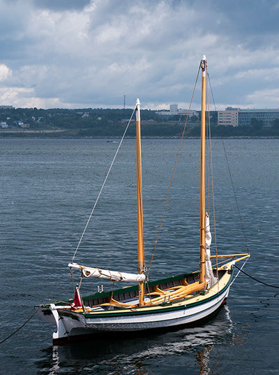 Segelboot in der Bucht vor Halifax​