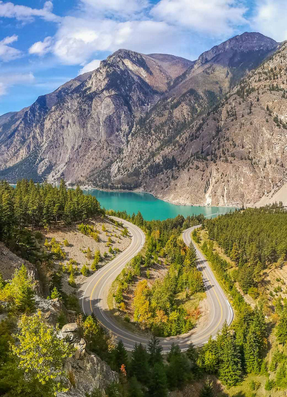 Road through wonderful landscape