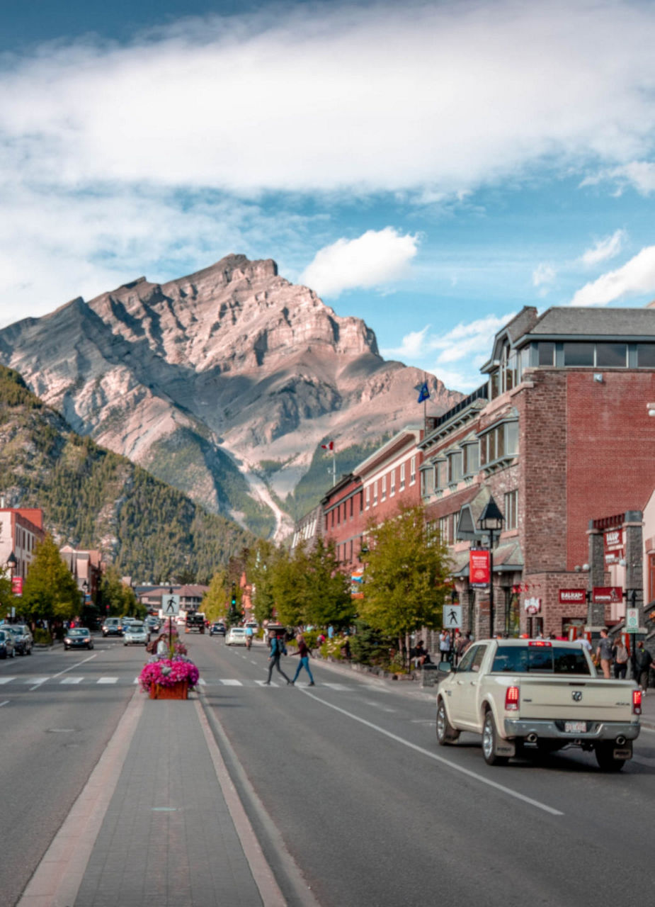 Banff street view