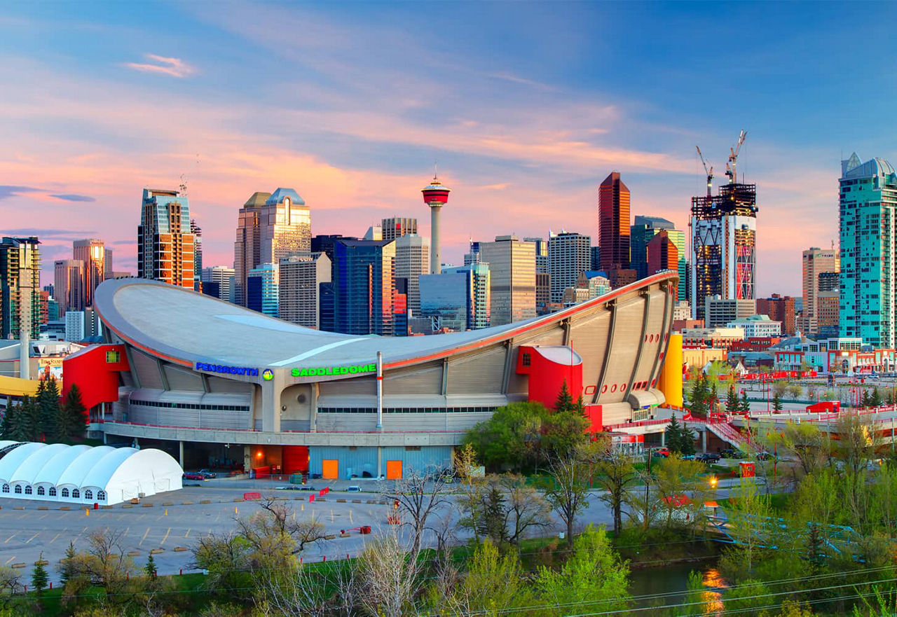 Vue sur la ville de Calgary