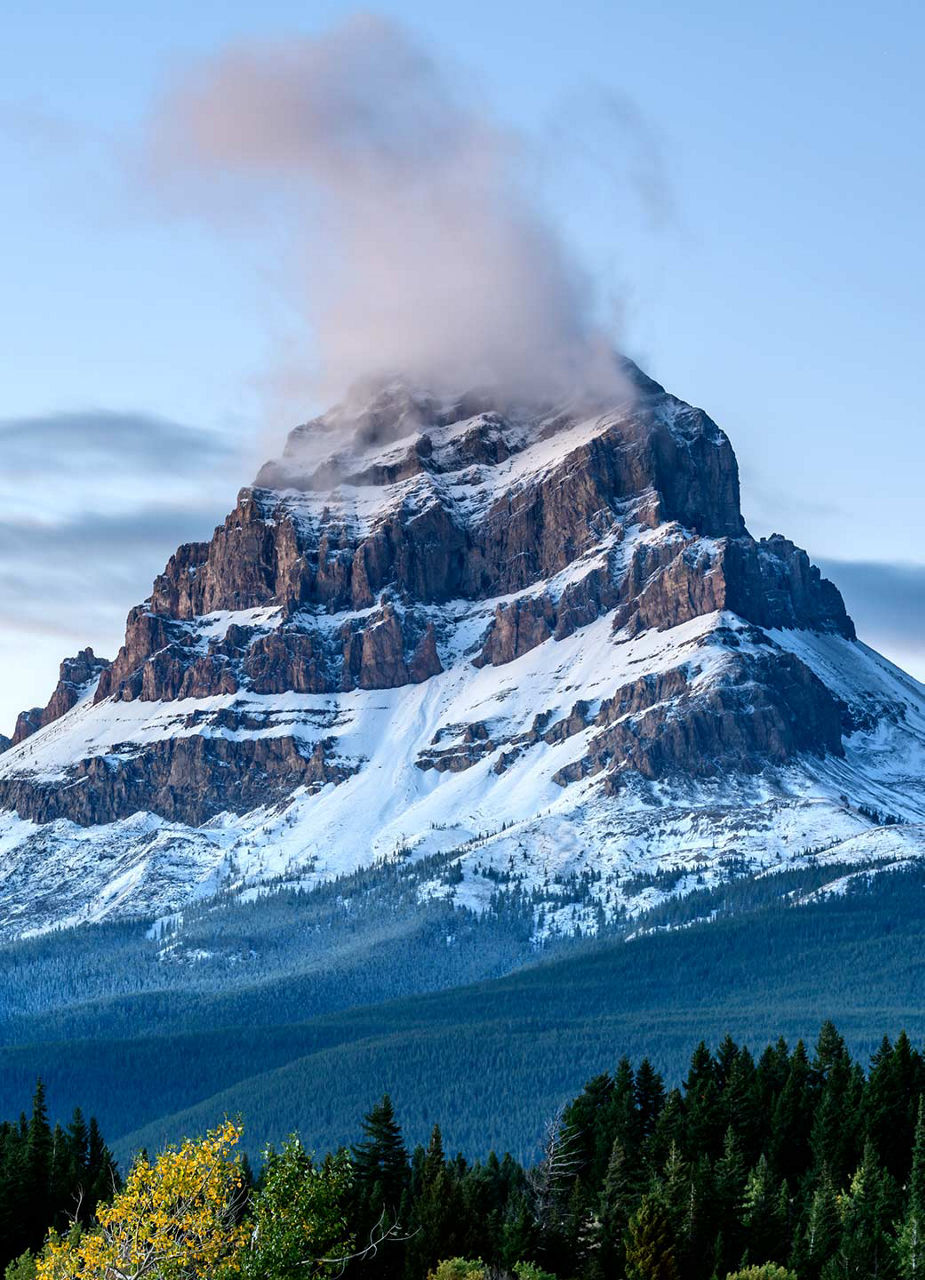 Berglandschaft am Crowsnest Pass 