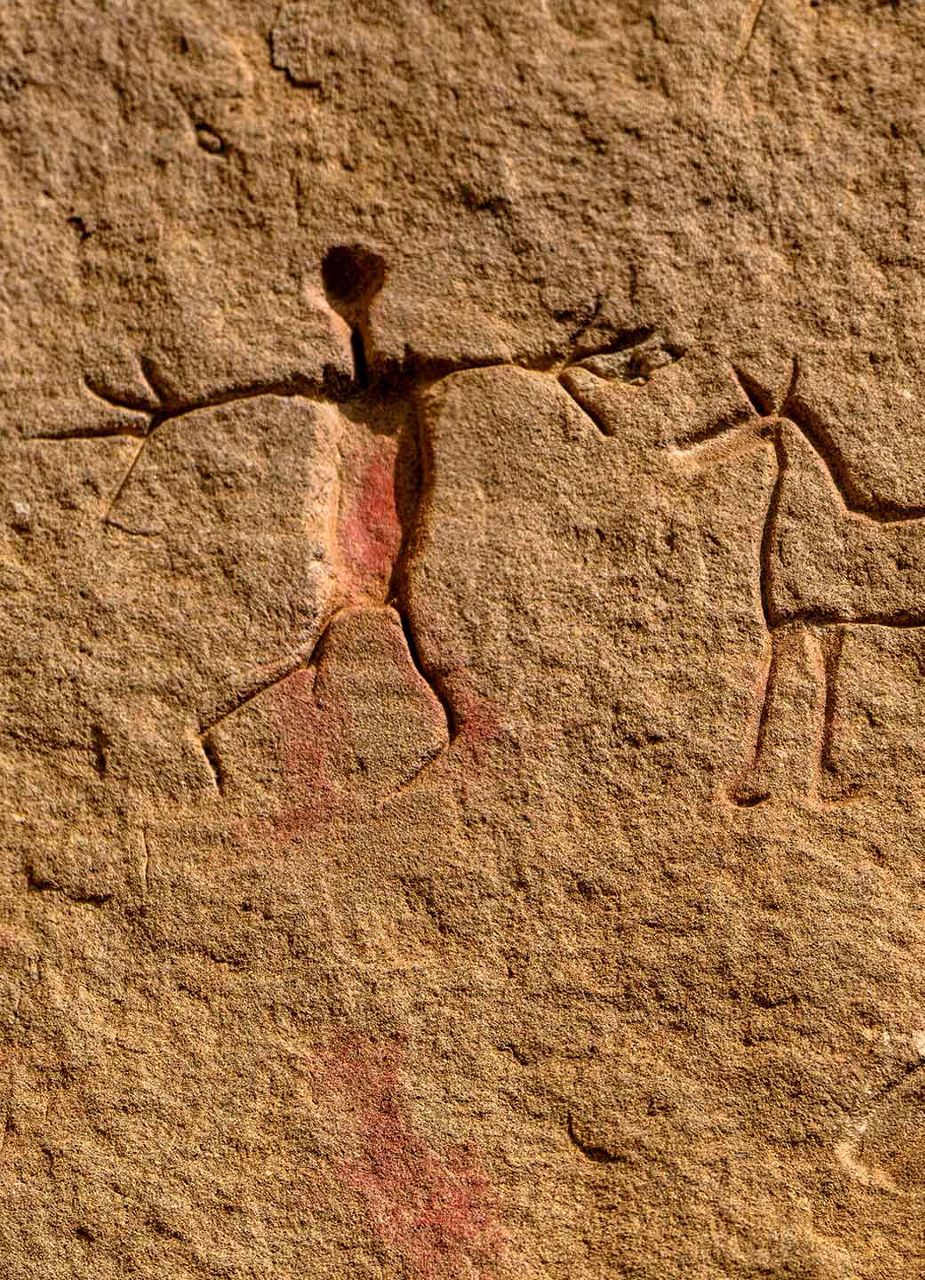 Felsmalereien im Writing-on-Stone Provincial Park