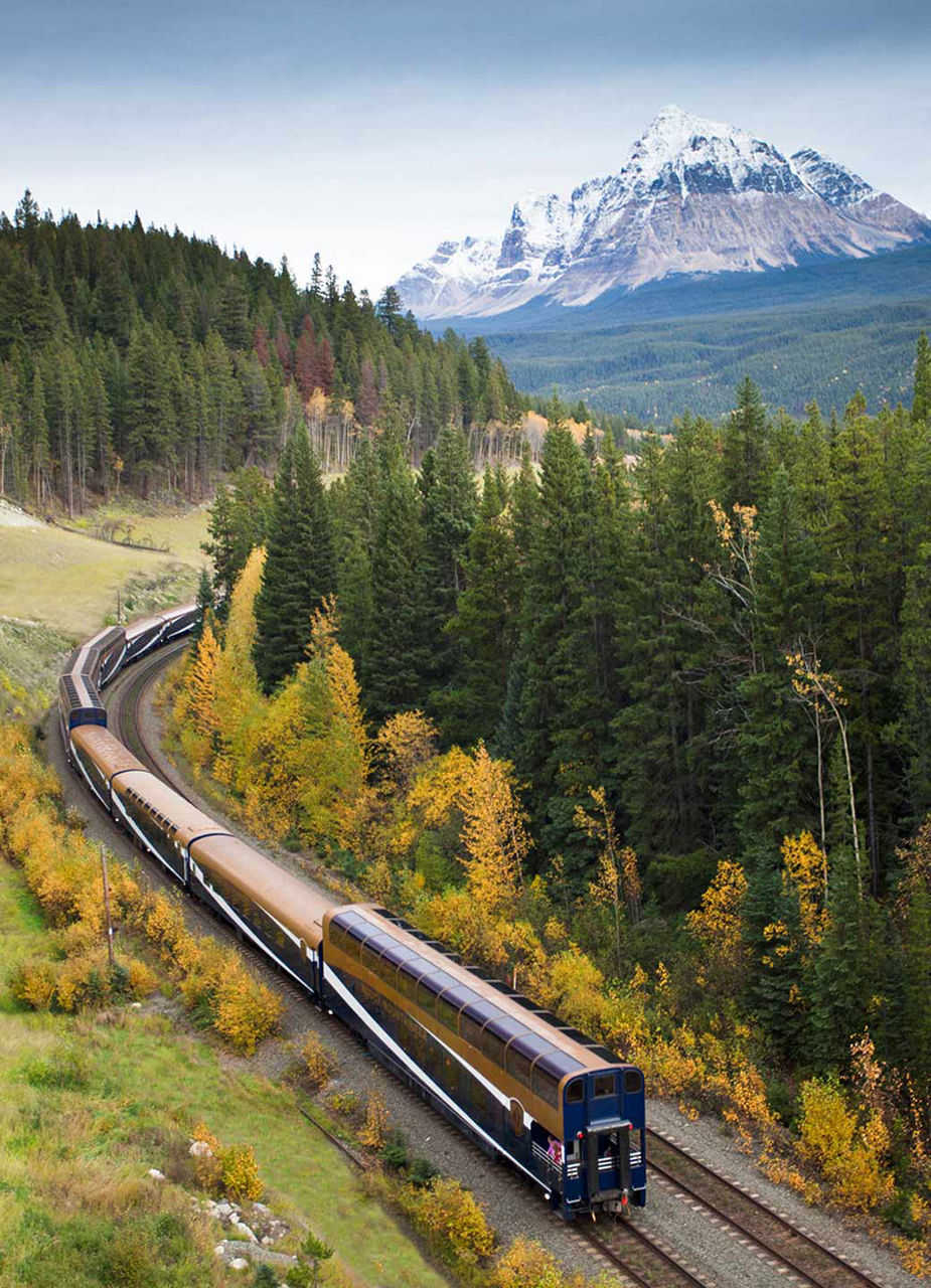 Train in rockies