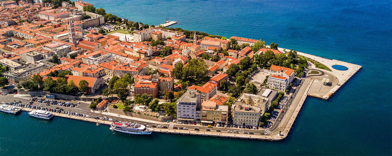 Luftaufnahme von Zadar