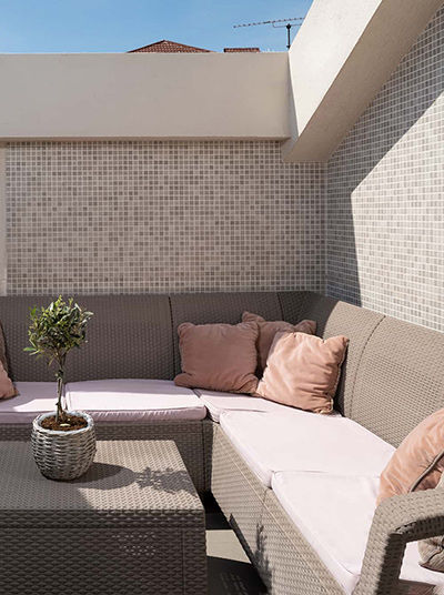 Terrace off the room, Art Hotel Kalelarga