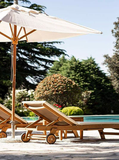 Pool area, Hotel Adriana