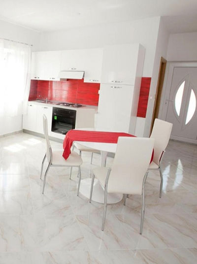 MTV Apartments, kitchen area