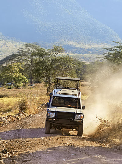 Jeep-Safari in Tansanias