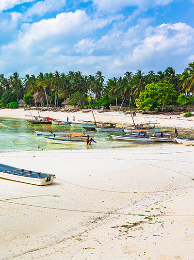 Plage près du village de pêcheurs de Kizimkazi