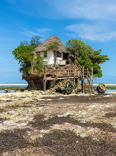 The Rock Restaurant, à marée basse
