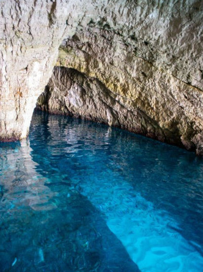 Inside the Blue Caves